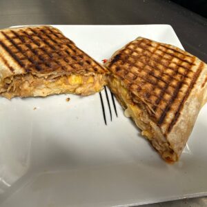 Tacos mit Poulet Fleisch